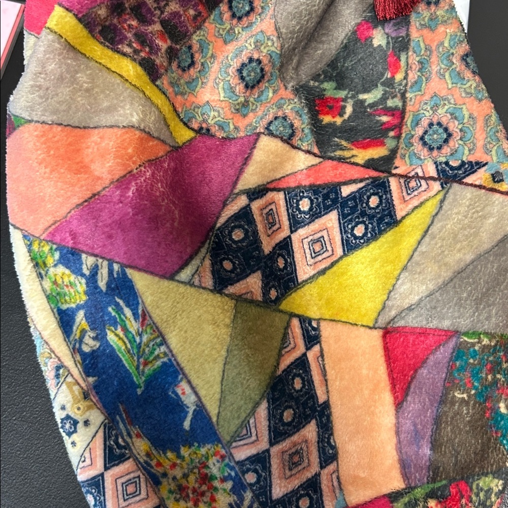 Johnny Was Multicolor Patchwork Sling Bag - Picture 3 of 5